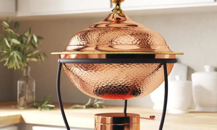 Chafing dish dari tembaga, Sumber: pinterest.com