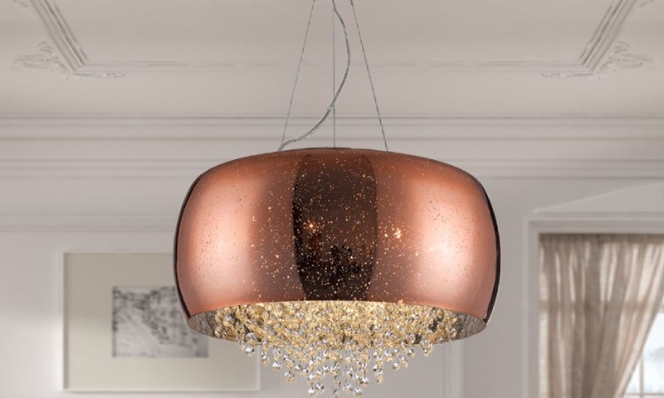 Lampu gantung tembaga, Sumber: ideas4lighting.com