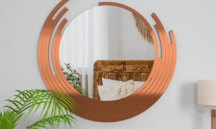 Sentuhan artistik pada sebuah cermin, Sumber: wallmantra.com