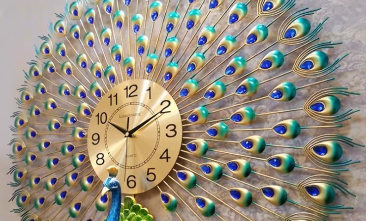 Jam dinging merak, Sumber: alicdn.com