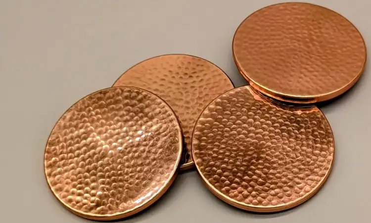 Coaster tembaga, Sumber: tarahandicraft.com